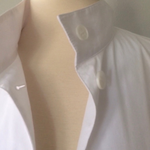 Theory white cotton bomber jacket - Picture 3 of 13